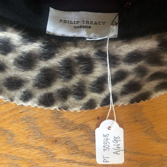 Philip Treacy Cheetah Print Hat - Picture 5 of 6